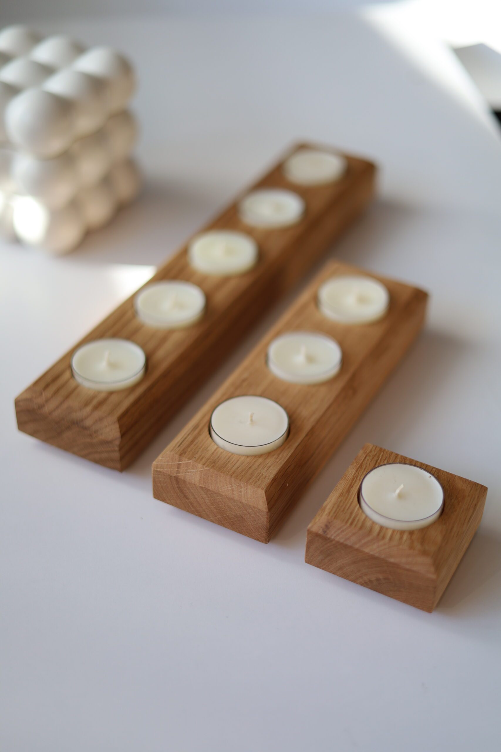 Świecznik drewniany MESO M - obrazek 5