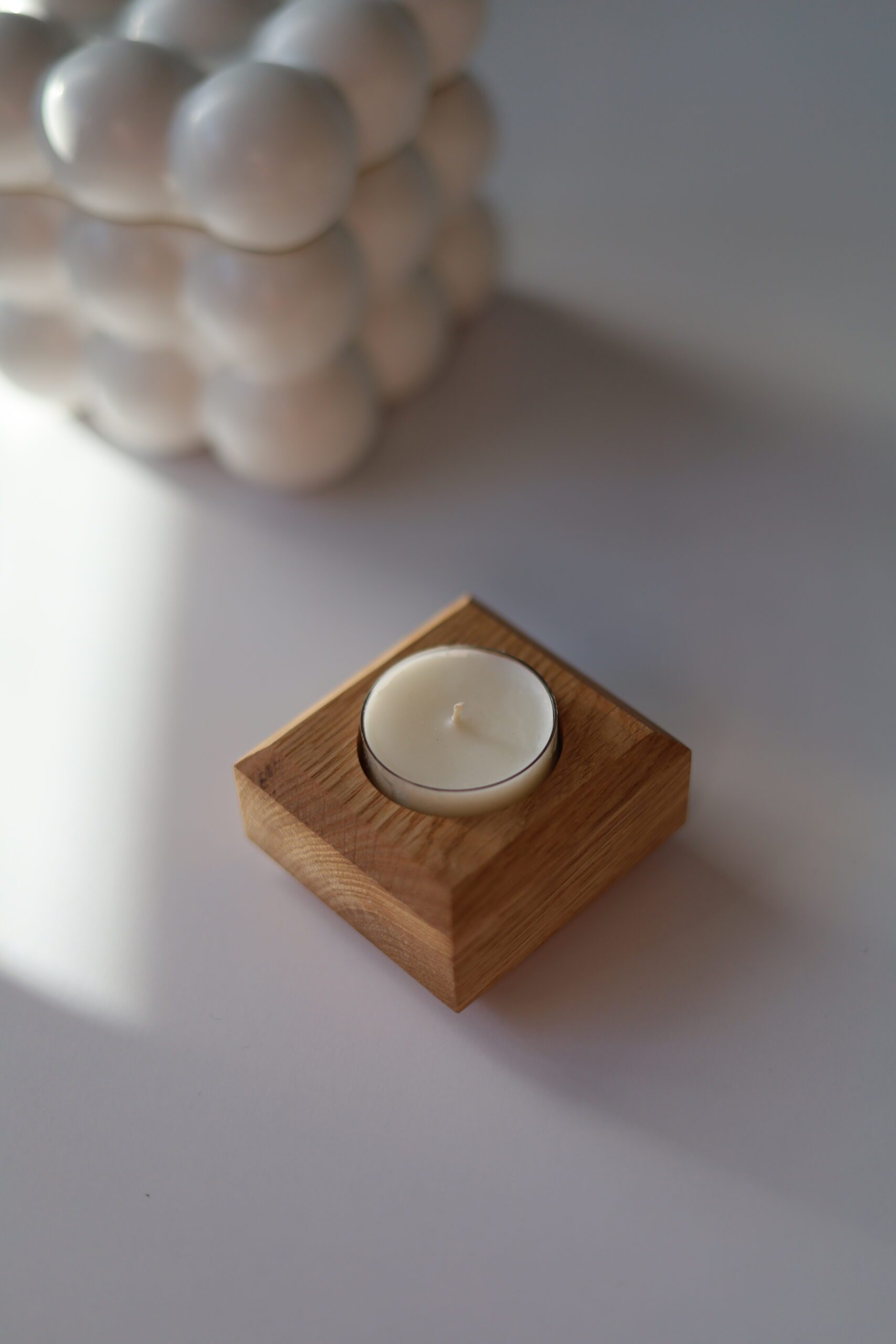 Świecznik drewniany MESO S - obrazek 3