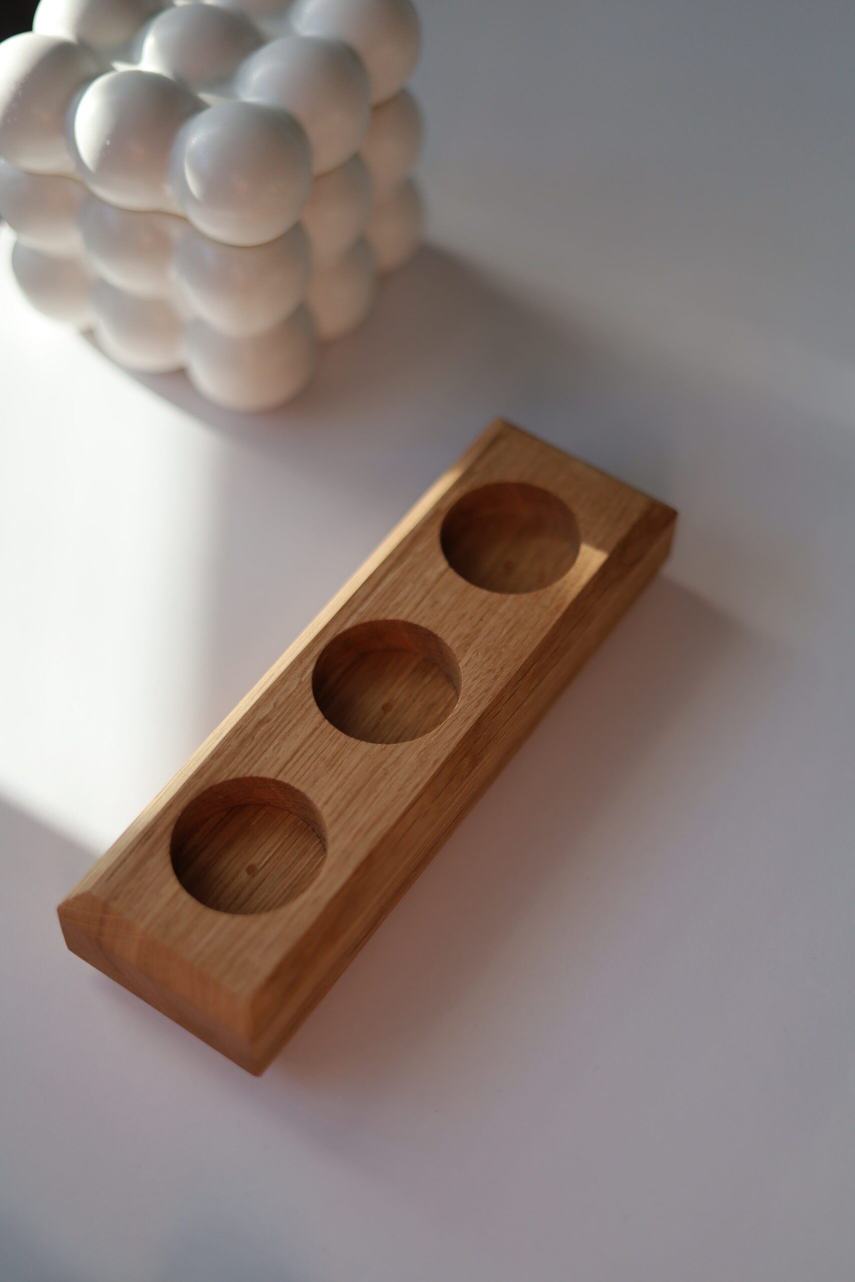 Świecznik drewniany MESO M - obrazek 4