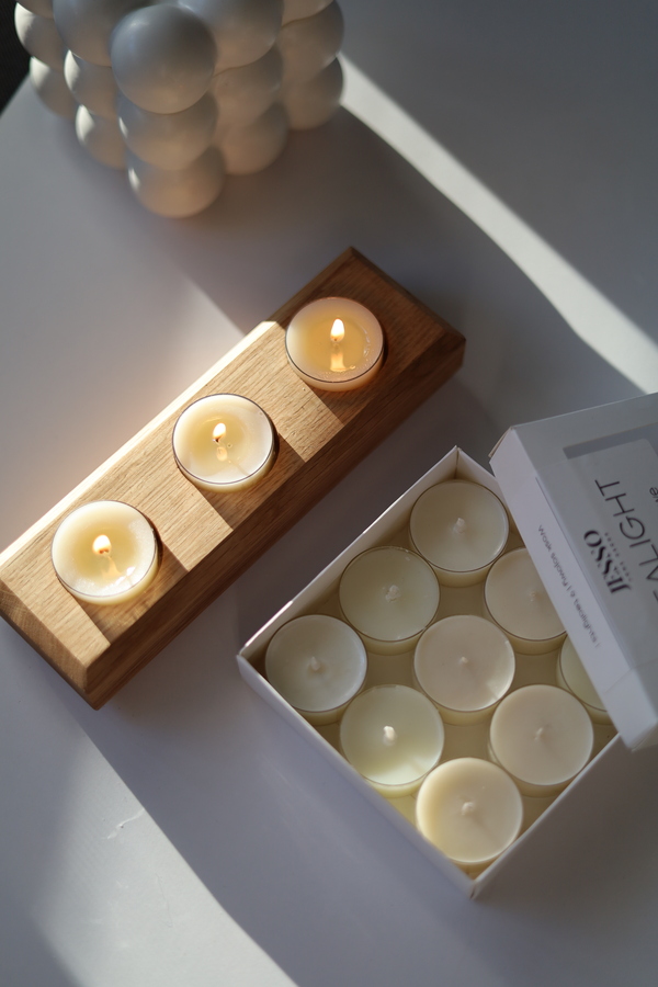 Świecznik MESO M + tealight 9 sztuk