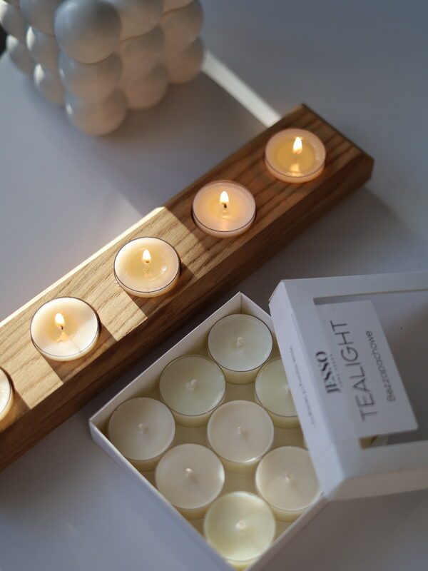 Świecznik MESO L + tealight 9 sztuk