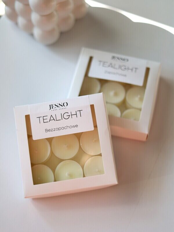 TEALIGHT - bezzapachowe 9 sztuk