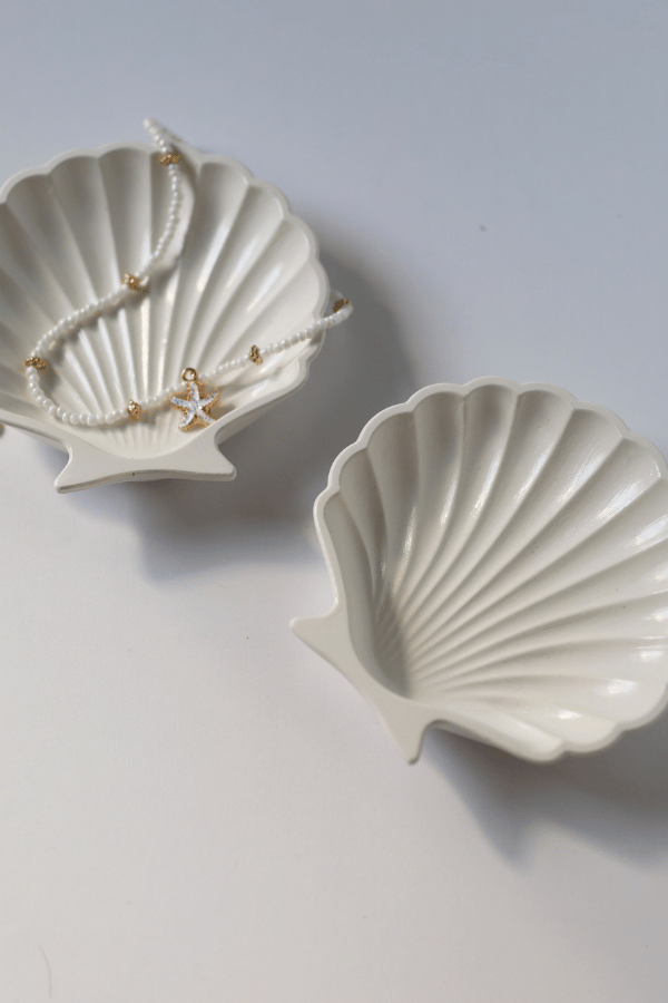 Zestaw dwóch podstawek Muszelka