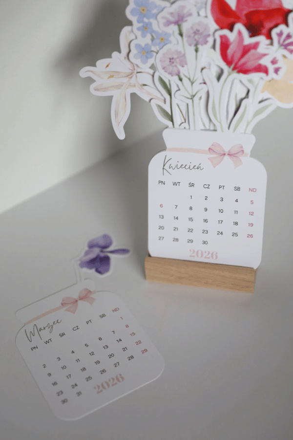 Kalendarz Bukiet Kwiatów 2026 - obrazek 4