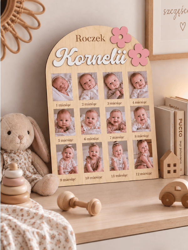 Tablica roczkowa dla dziecka